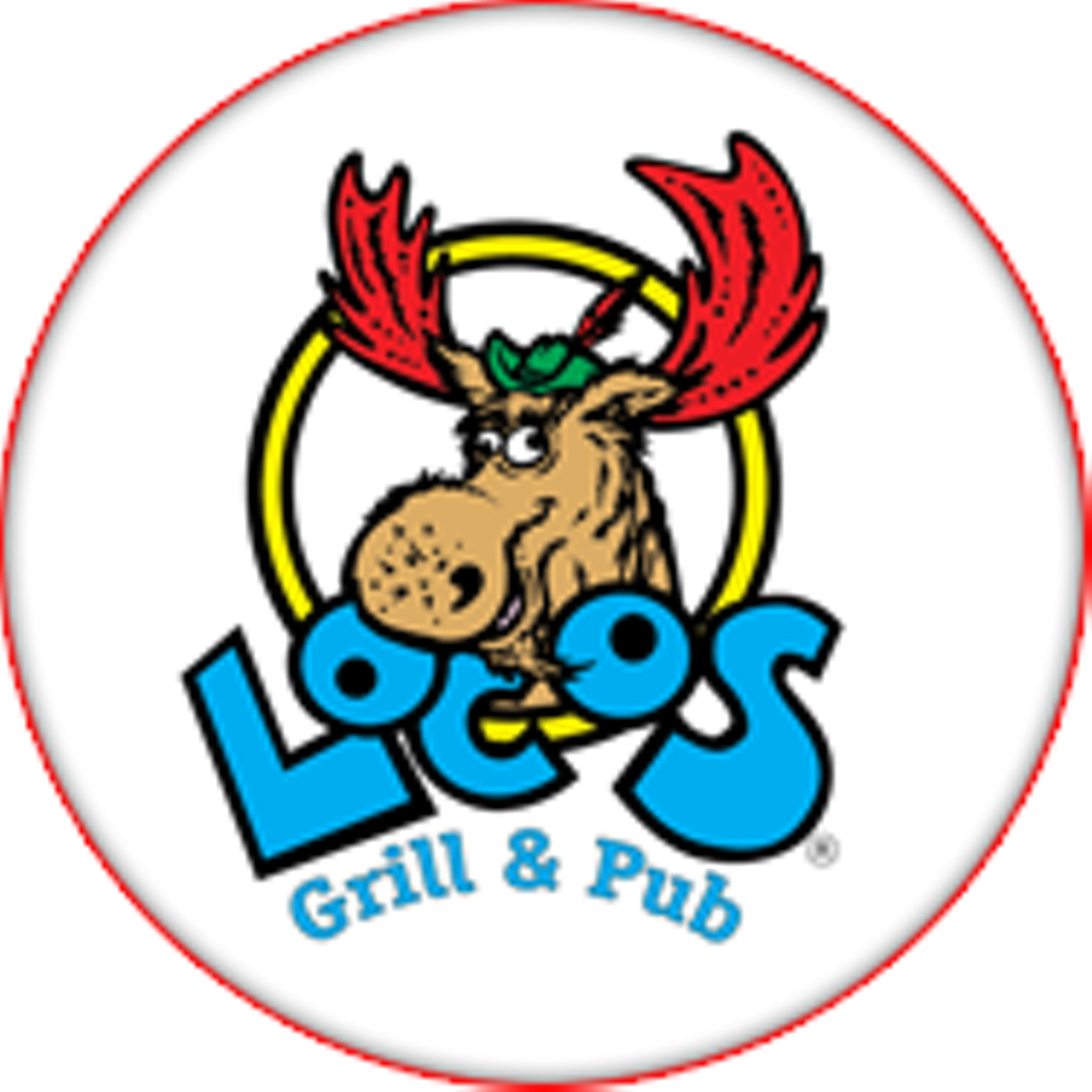 Locos Grill Pub St Charles American Sandwiches - Locos Grill And Pub Logo Clipart (1280x1280), Png Download