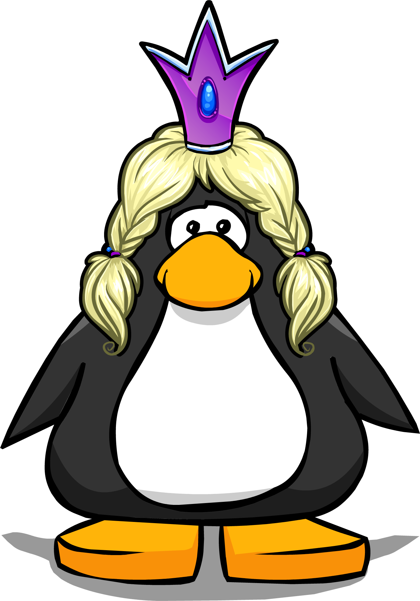 Santa Hat Clipart Club Penguin - Penguin With Top Hat - Png Download (1380x1976), Png Download