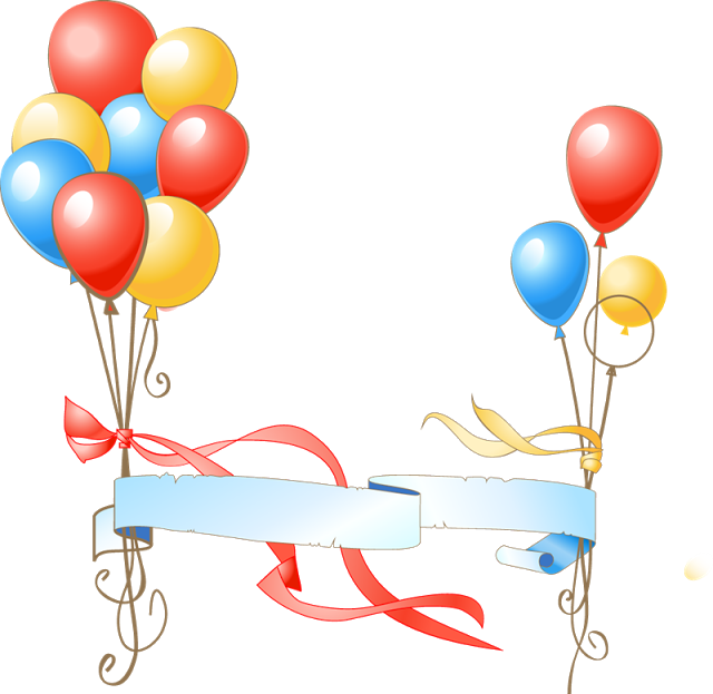 Gifs Y Fondos Pazenlatormenta - Baloes De Festa Vetor Png Clipart (640x623), Png Download