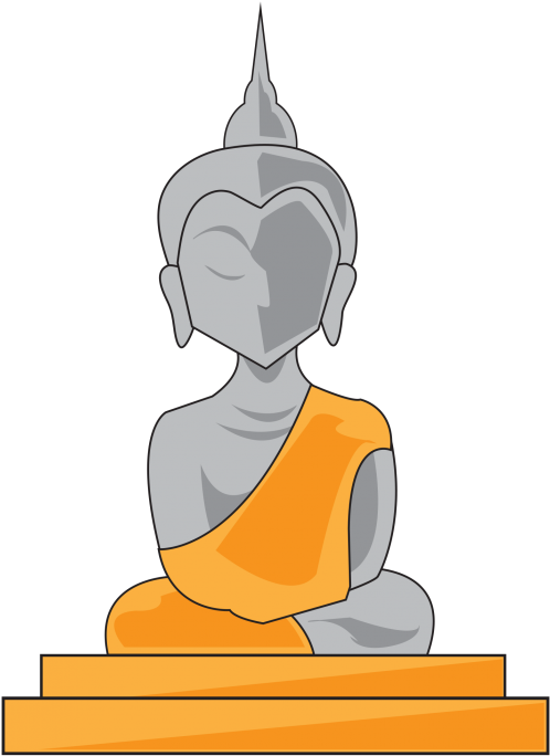 Buddha Png Clip Art - Portable Network Graphics Transparent Png (715x715), Png Download