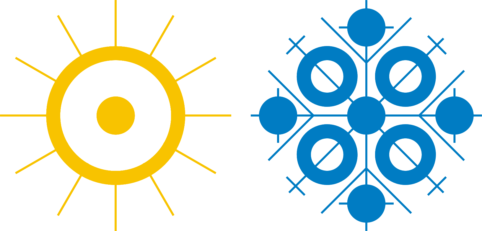 Caldo/freddo - Heat Clipart (1632x783), Png Download