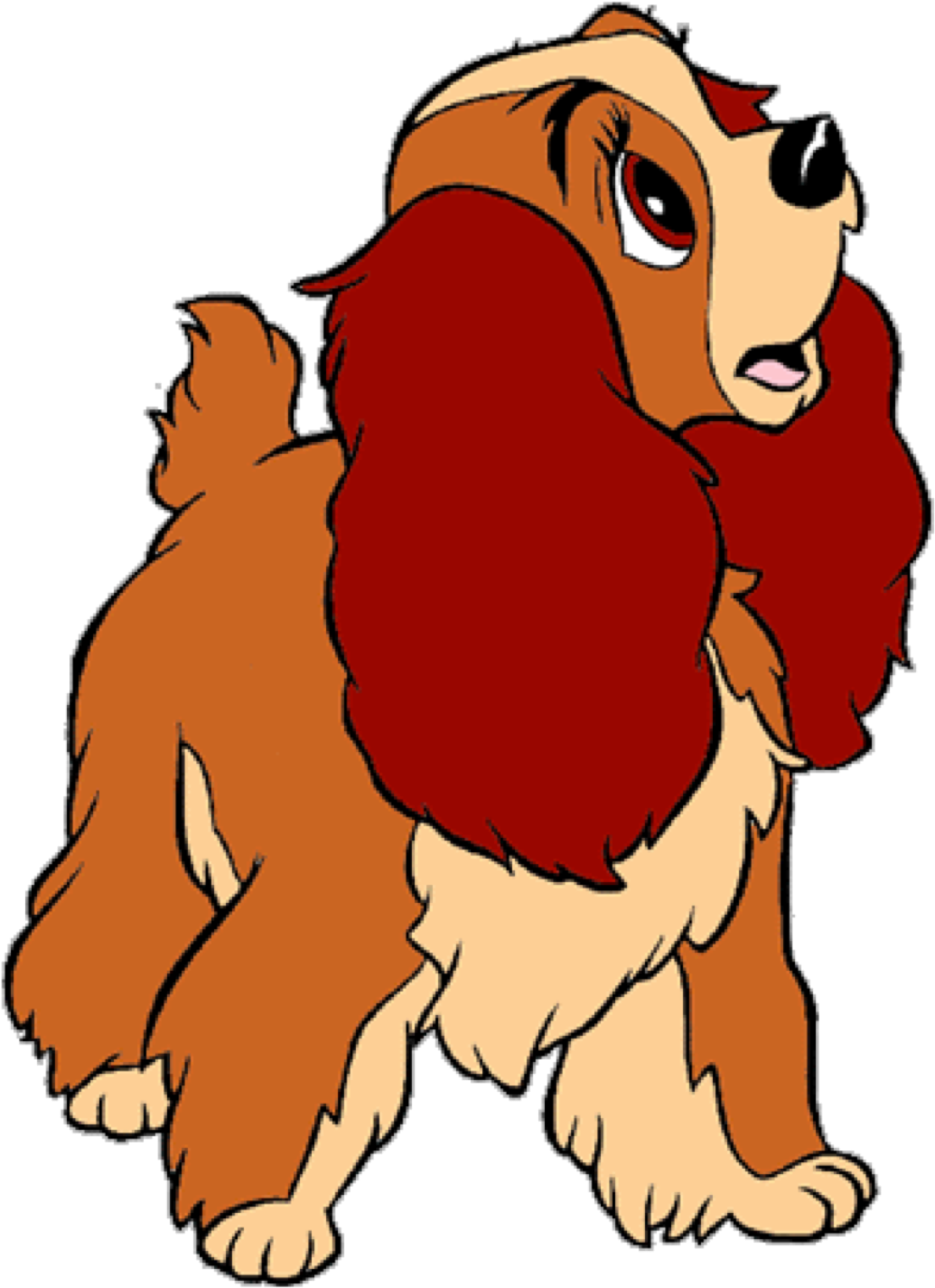 Disney's Lady And The Tramp Images Clip Art Hd Wallpaper - Lady And The Tramp - Png Download (1048x1470), Png Download