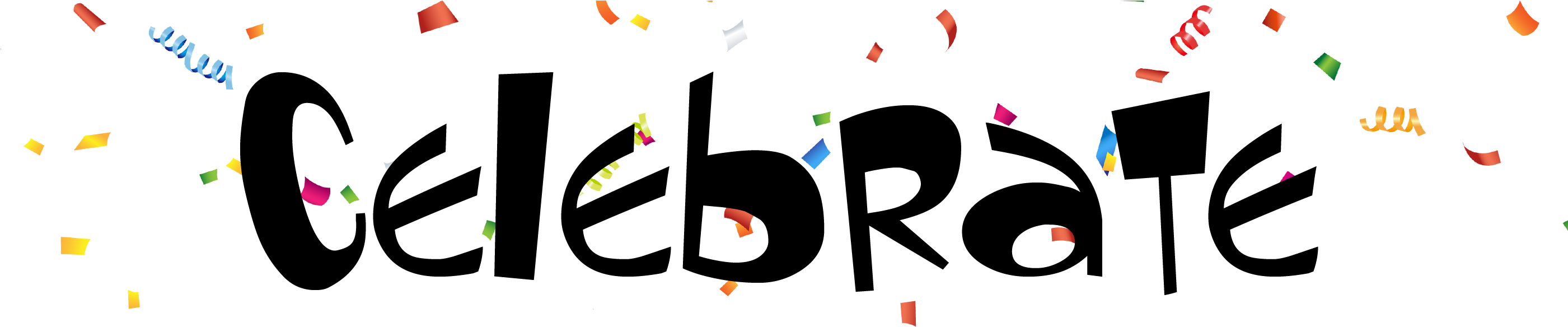 Time To Celebrate Clipart (2800x660), Png Download