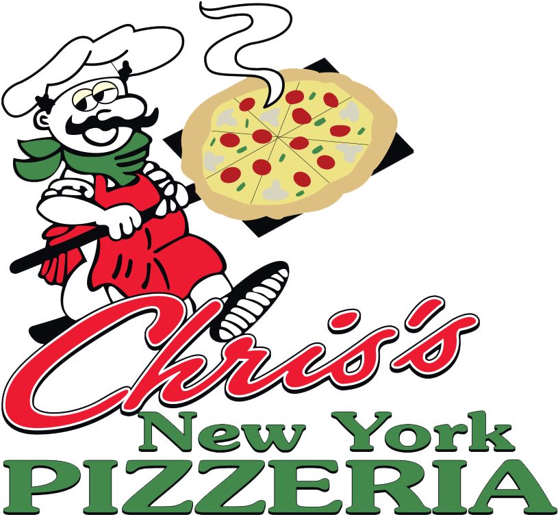Chris's New York Pizza Clipart (849x776), Png Download