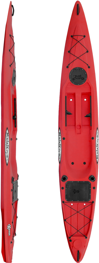 Express Red Recreational Speed Kayak Vertical - Kayak Clipart (700x1000), Png Download