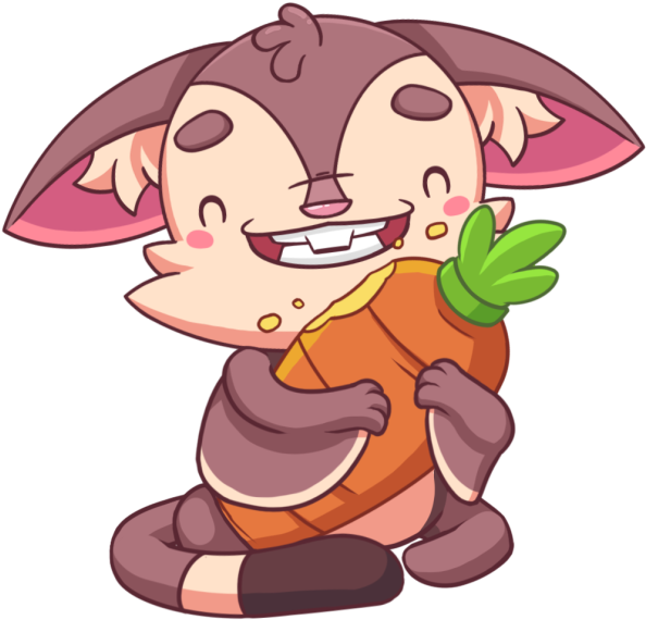 Aldrich The Sugar Glider - Cartoon Clipart (618x618), Png Download