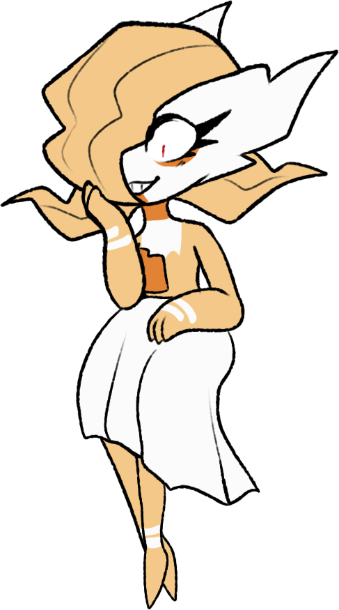 This Is Ester One Of My Old Ocs Who Was Created For - Cartoon Clipart (487x875), Png Download