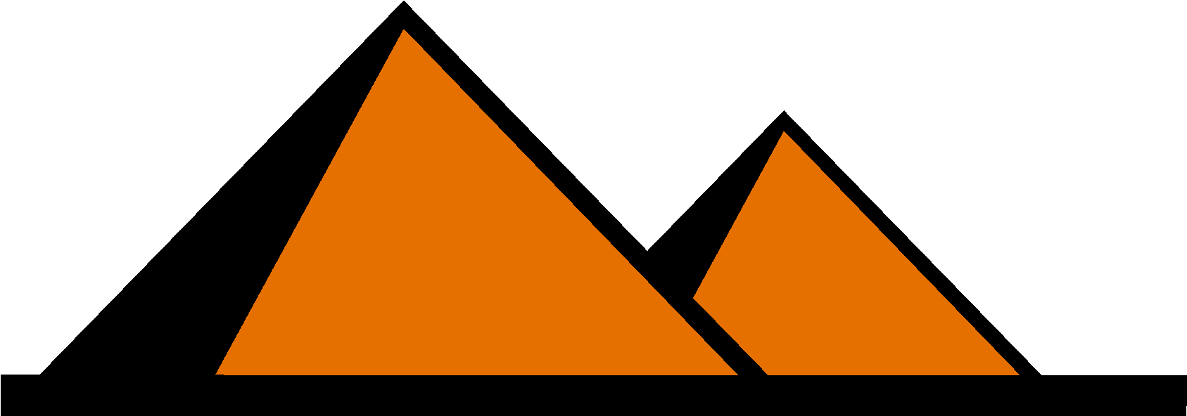 Key Stage - Triangle Clipart (1687x592), Png Download