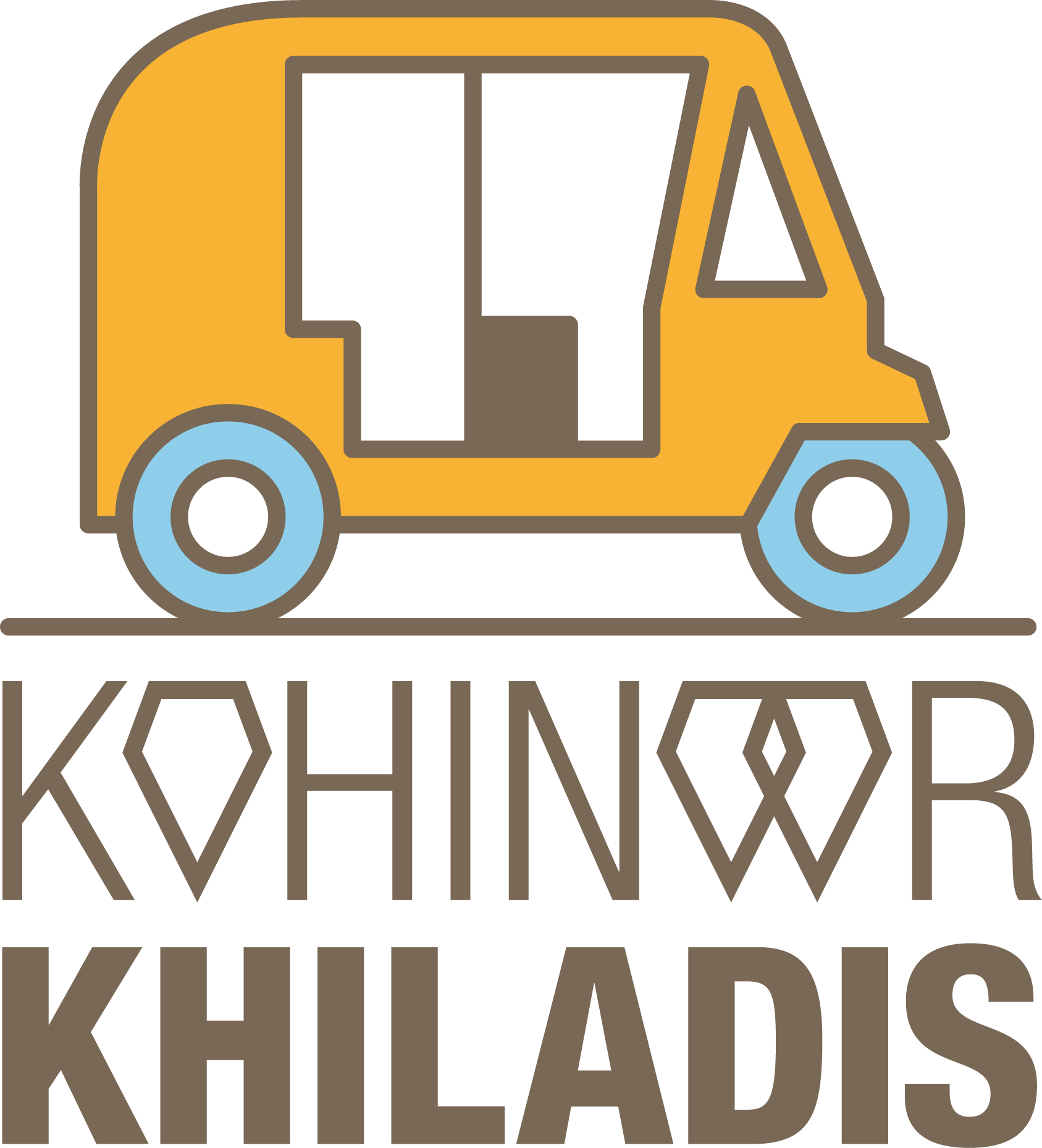 Kohinoor Khiladis - Rickshaw Run Clipart (1687x1859), Png Download
