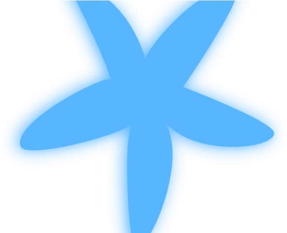 Starfish Clipart Sparkly - Clip Art - Png Download (640x480), Png Download