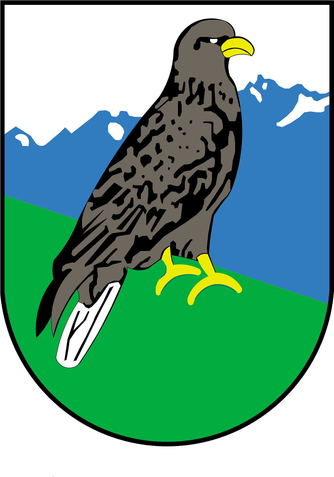 Herb Czarny Dunajec - Gmina Świdnica, Lower Silesian Voivodeship Clipart (1356x1812), Png Download