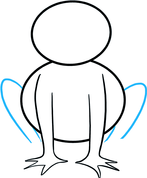 How To Draw Frog - Frog Drawing Clipart (680x678), Png Download