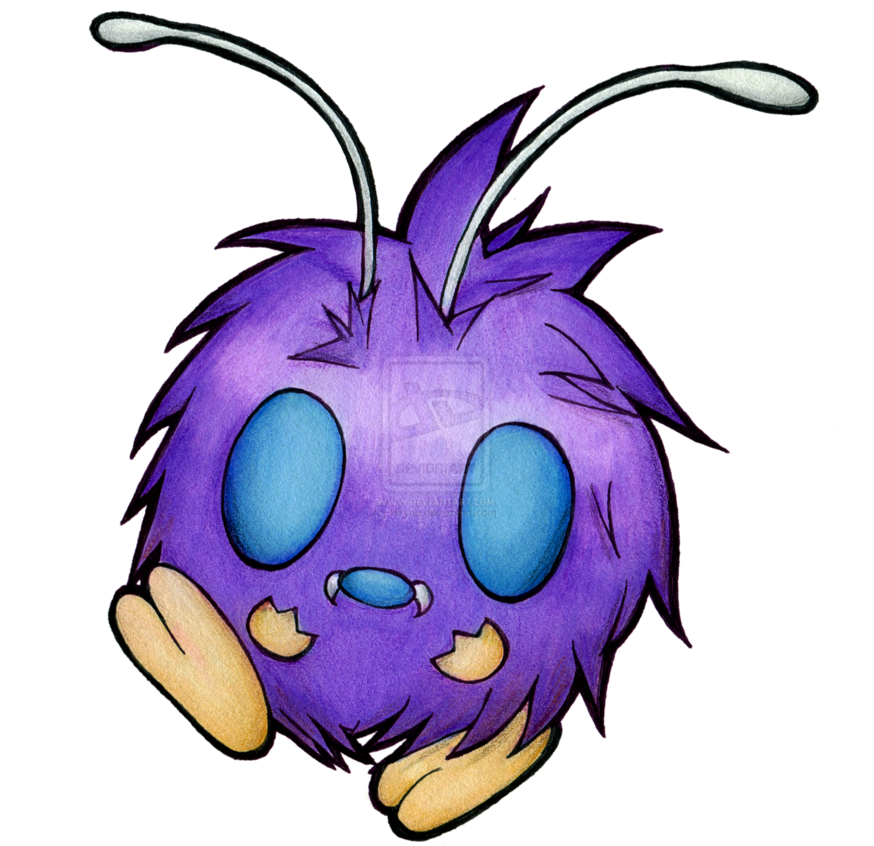 Clip Art Clipart Venonat Artist - Png Download (876x912), Png Download