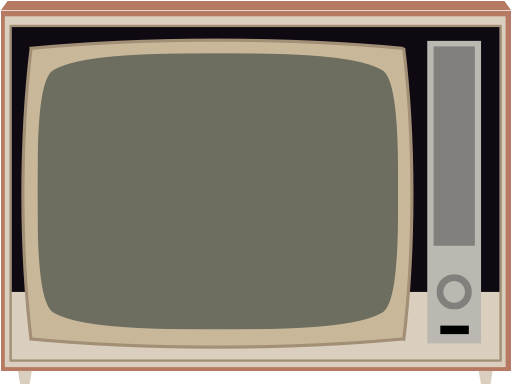 Old Tv Vector And Png Free Download The Graphic Cave - Vector Old Tv Clipart (1200x628), Png Download