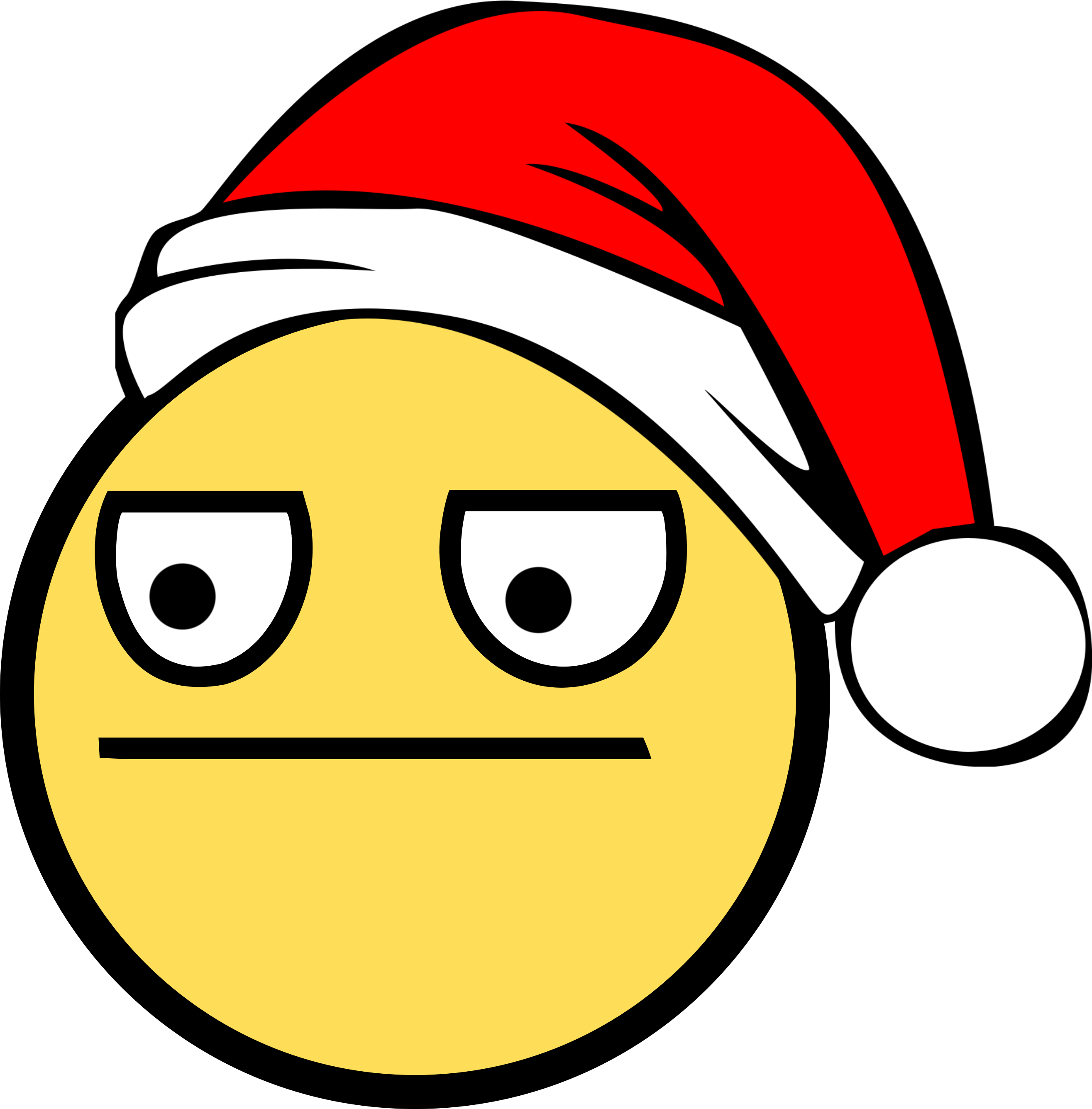 For Anyone Wanting To Pring One Of Those "have A Christmas" - Transparent Background Santa Hat Clipart - Png Download (2631x2672), Png Download