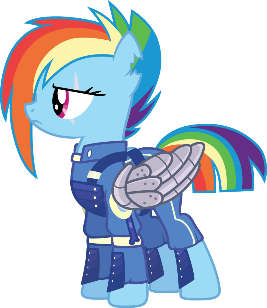 Apocalypse Clipart Transparent - Crystal War Rainbow Dash - Png Download (888x1024), Png Download