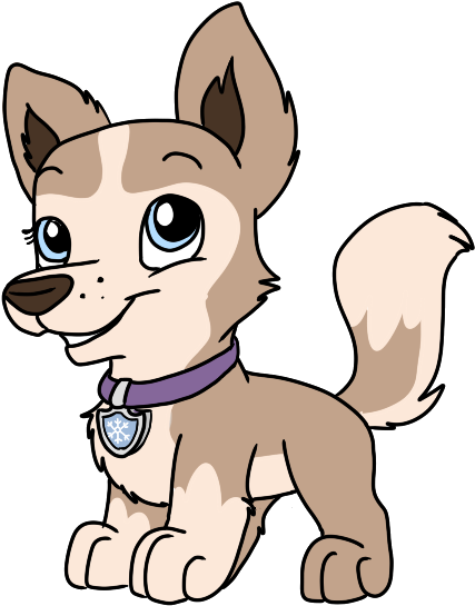 Tundra Pup - Pup Png Clipart (652x631), Png Download