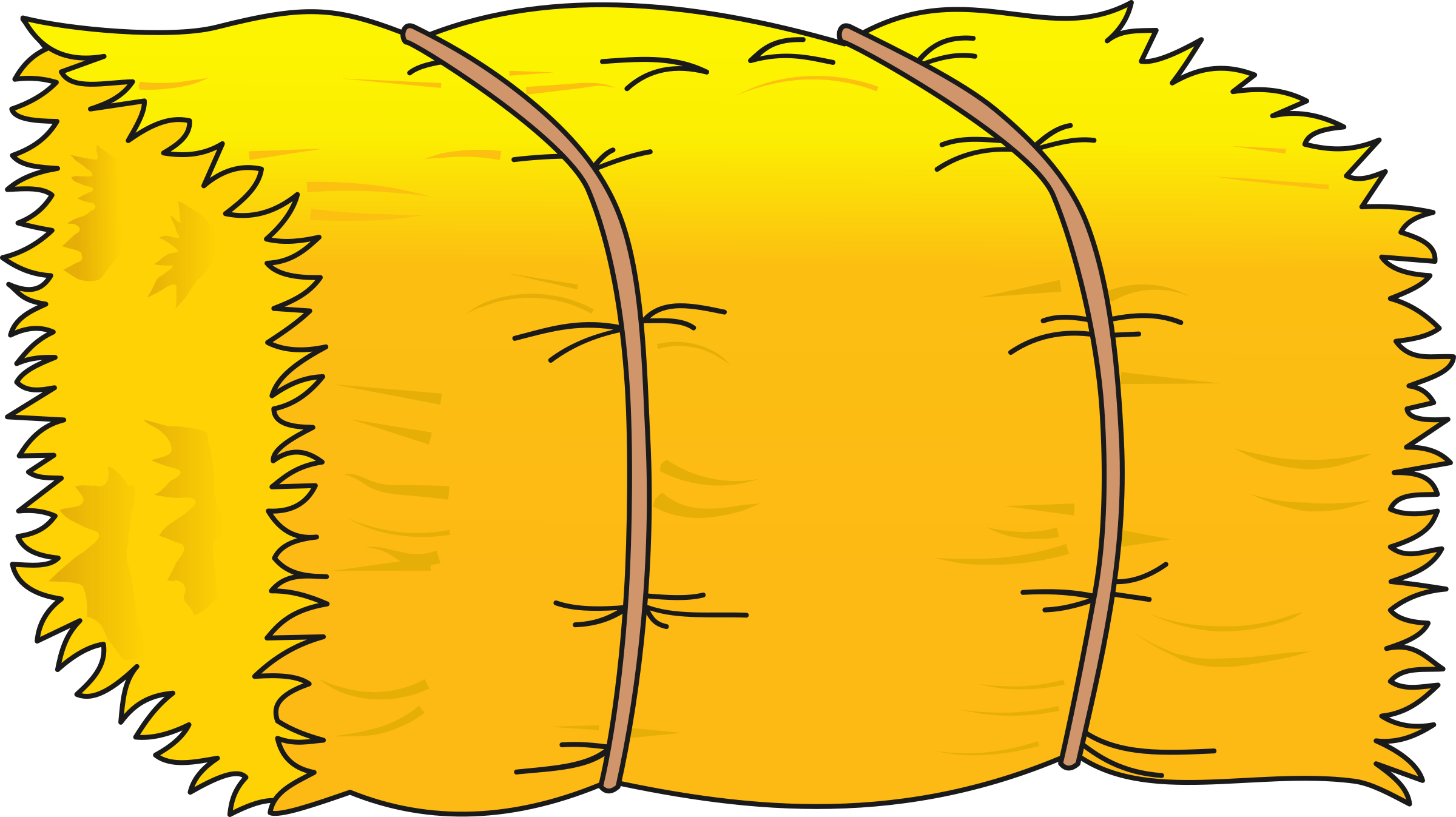 Free Barn Hay Cliparts Download Free Clip Art Free - Straw Clipart - Png Download (2400x1347), Png Download