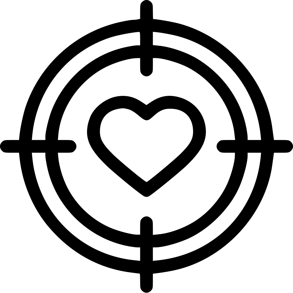 Romantic Valentine Day Dart Game Aim Archer Comments - Target Clip Art - Png Download (980x981), Png Download