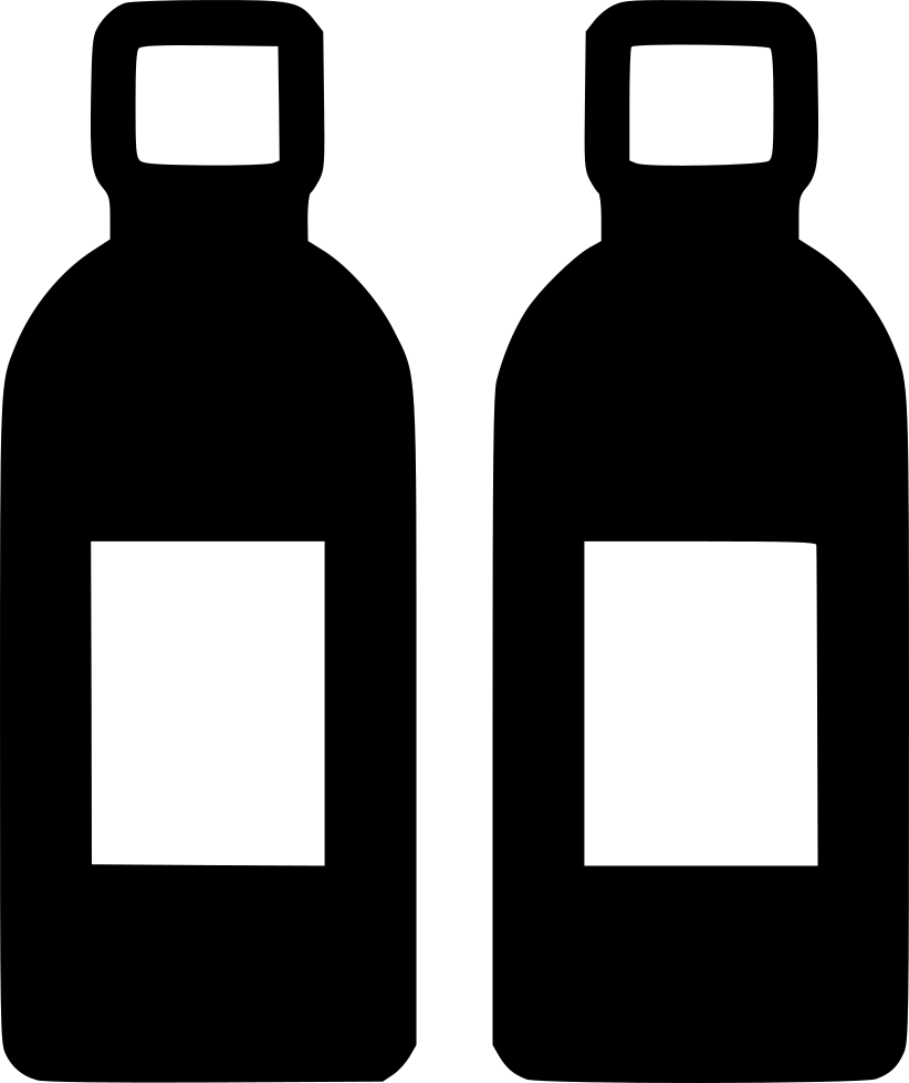 Two Bottles Comments - Bottle Clipart (822x980), Png Download