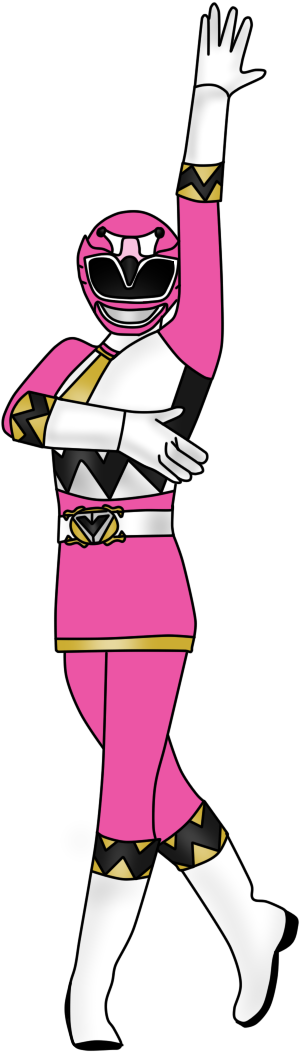Pink Flamingo Ranger By Iyuuga-d9h87vc - Wiki Clipart (954x1059), Png Download