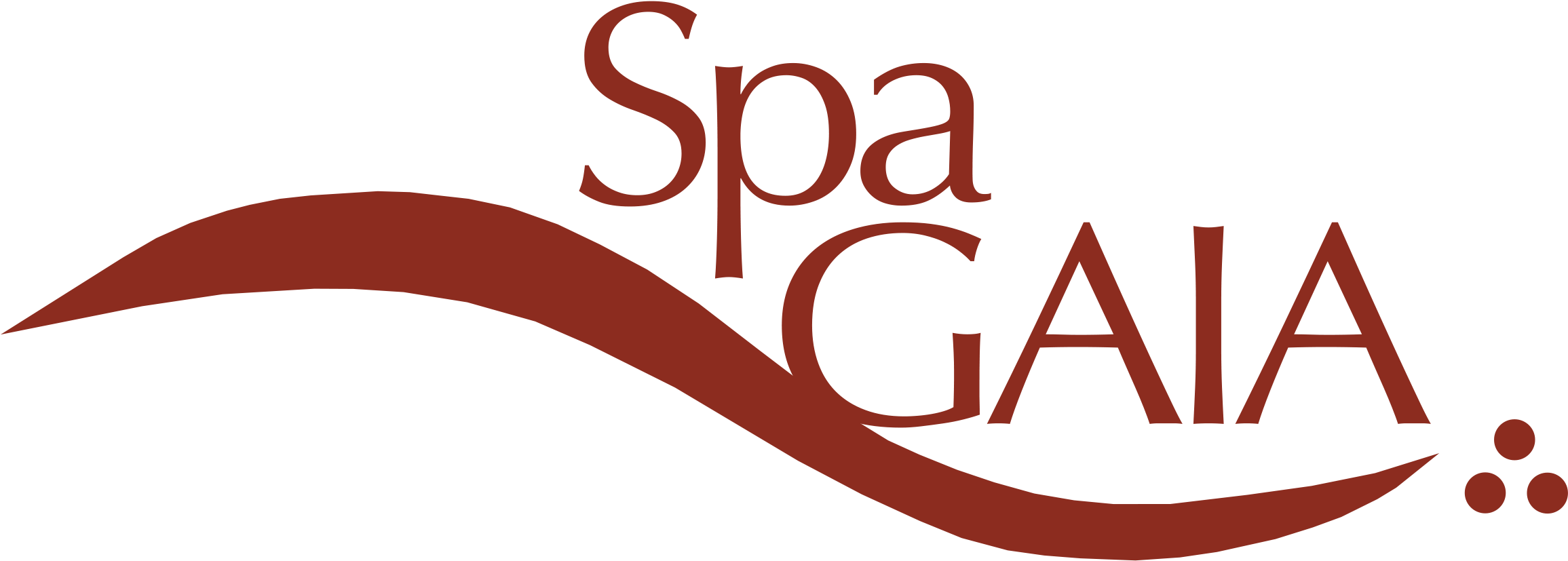 Sacred Soaks - Shisha Lounge Logo Gold Clipart (2700x1125), Png Download