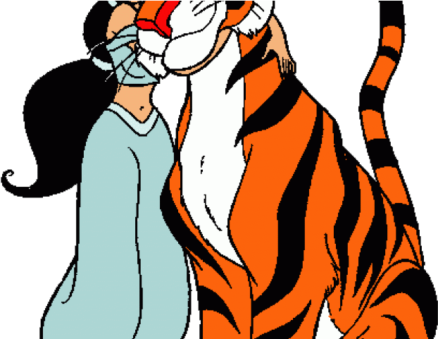 Princess Jasmine Clipart Aladdin Jasmine - Rajah Aladdin - Png Download (640x480), Png Download