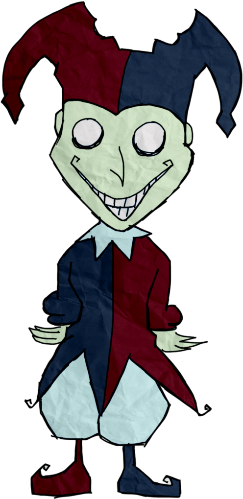 Dead Joker - Cartoon Clipart (503x1024), Png Download