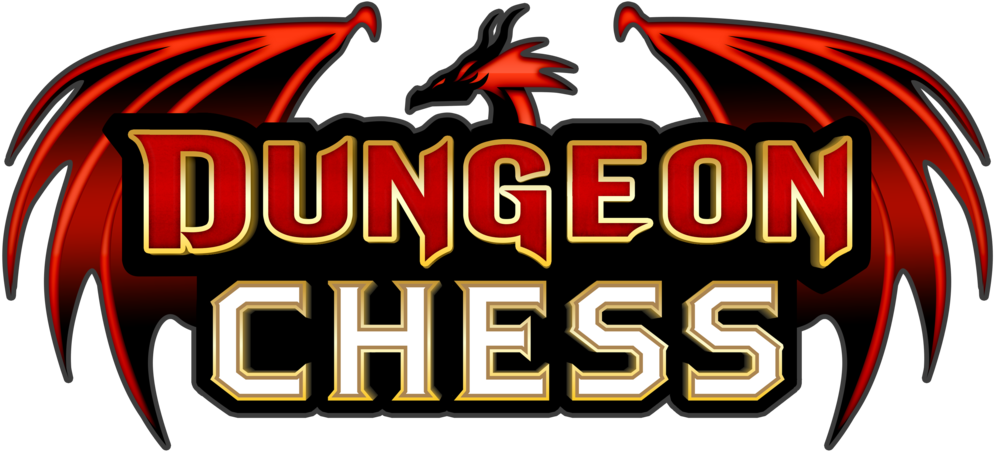 Dungeonchess Logo Stroke Horizontal - Chess Clipart (1000x485), Png Download