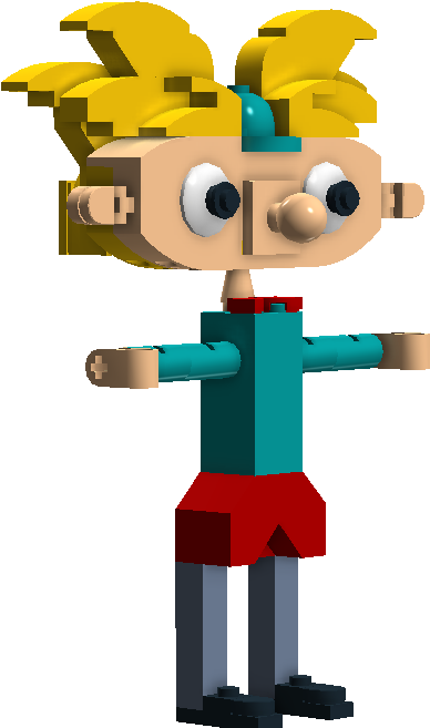 Hey Arnold Arnold And Helga - Cartoon Clipart (1530x690), Png Download