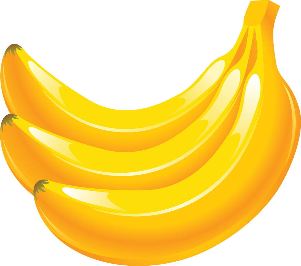 Yellow Bananas Png Image - Banana Fruit Clip Art Transparent Png (1024x904), Png Download