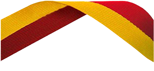 Picture For Category Ribbons - Maroon Clipart (600x545), Png Download