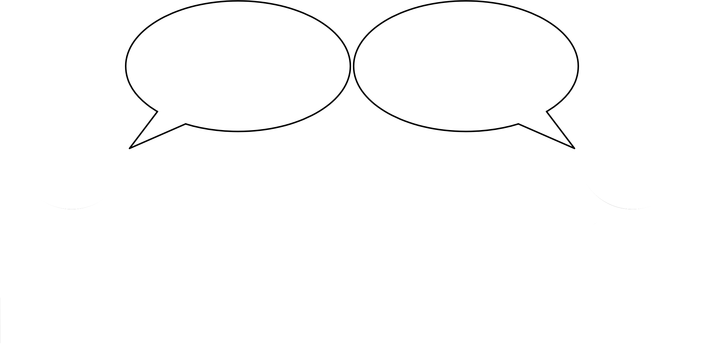 Interviewed In-person Clipart (2400x1223), Png Download