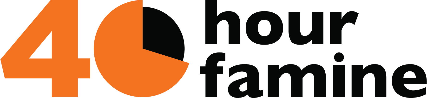 Famine Clipart Global - 40 Hour Famine Backpack Challenge - Png Download (1773x409), Png Download