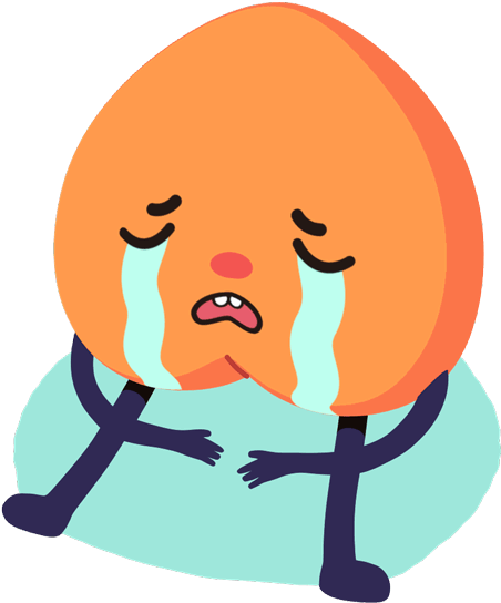 Crying Clipart Cry - استیکر گریه - Png Download (618x618), Png Download