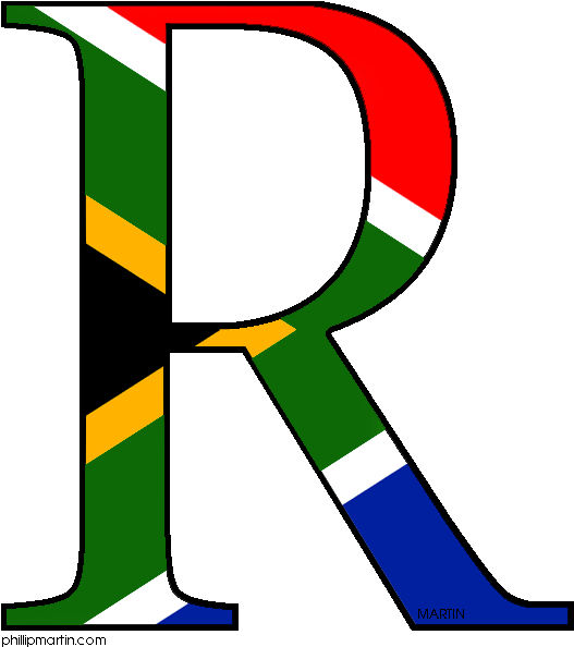 African Clipart Symbol - South African Rand Clipart - Png Download (574x648), Png Download