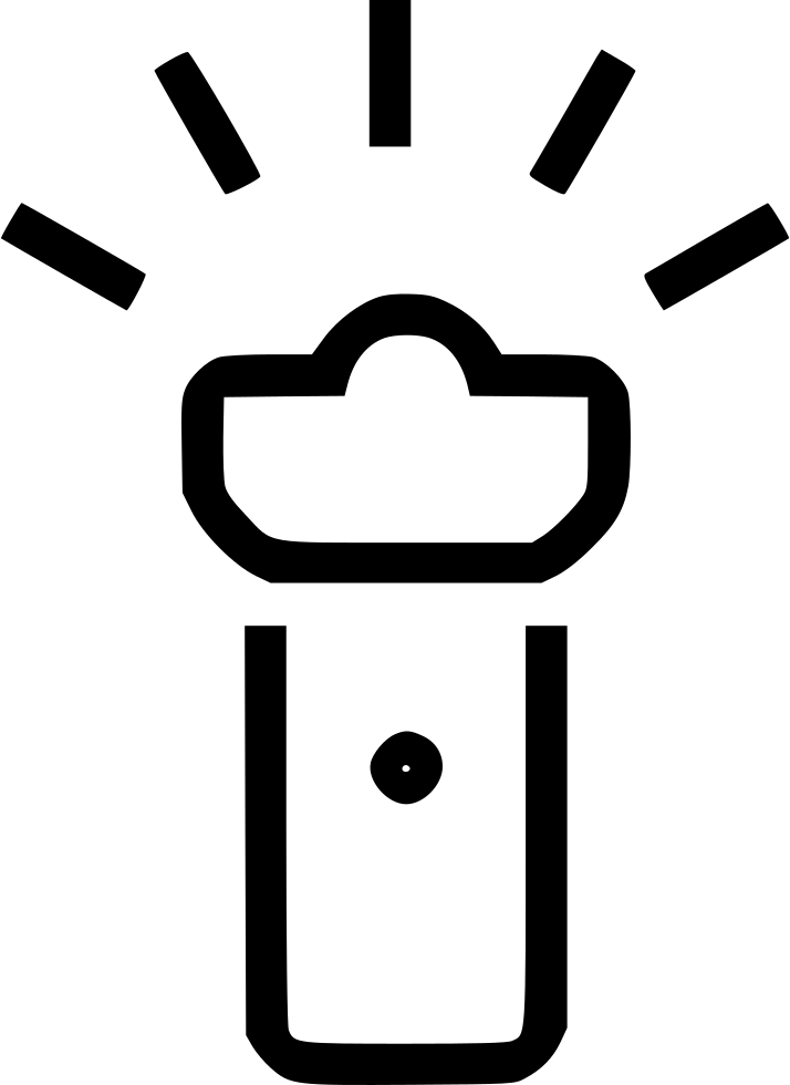 Flashlight Comments Clipart (714x980), Png Download
