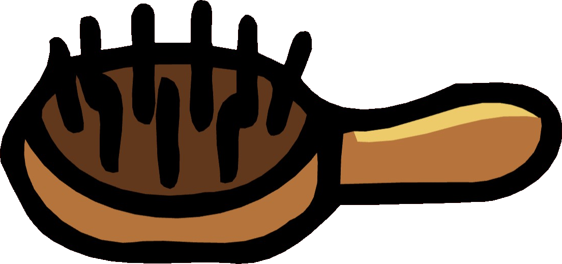Hair Brush Clipart (1105x519), Png Download