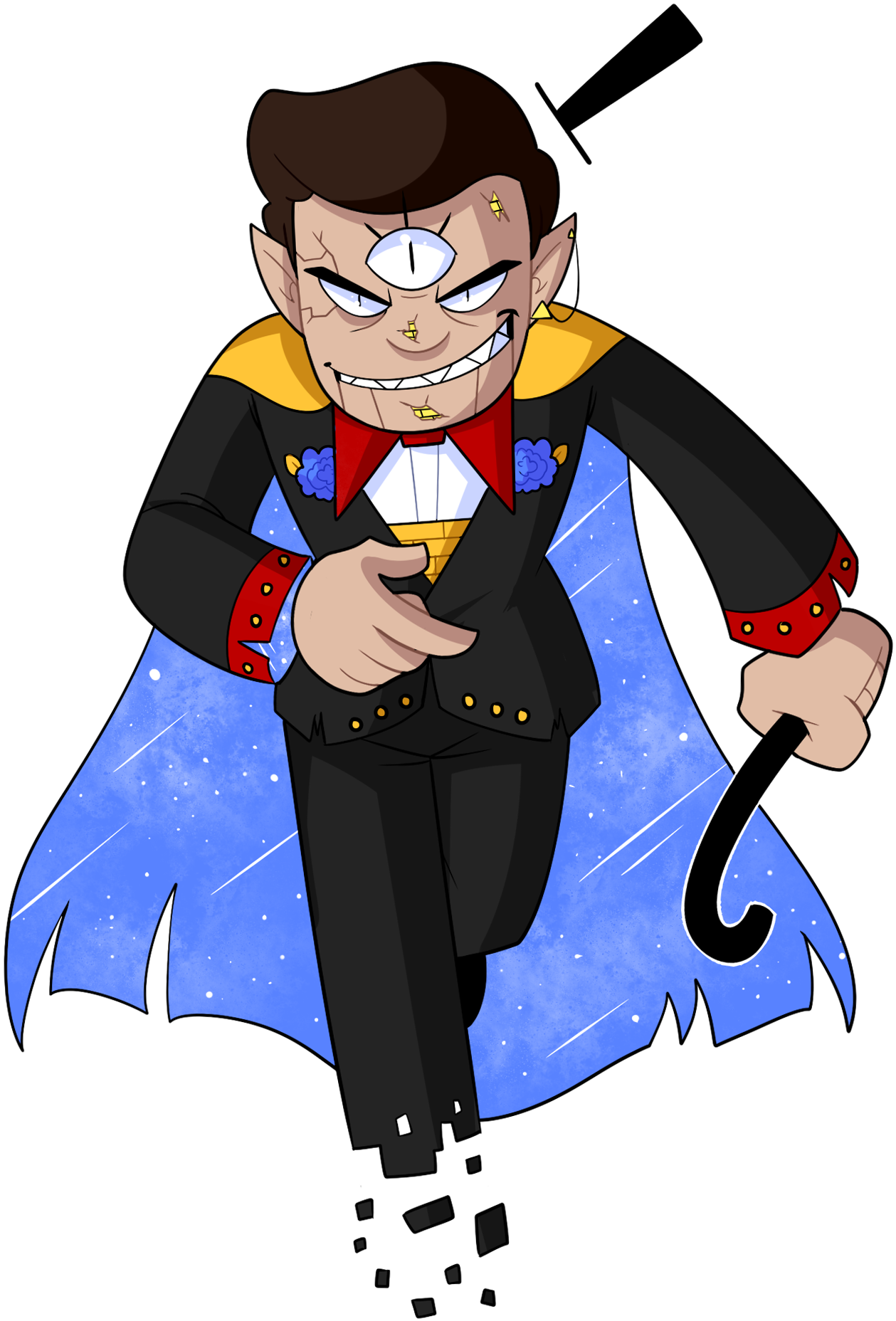 Blappy [old Art] By Itsaaudraw Slappy The Dummy And Bill Cipher