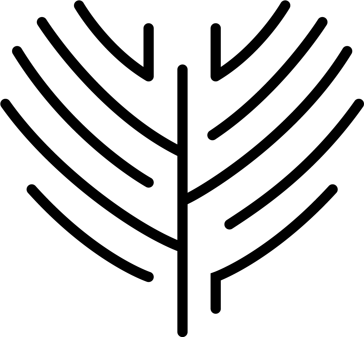 Logomark Suggests Two Hands At Work, As Well As The Clipart (1246x1154), Png Download