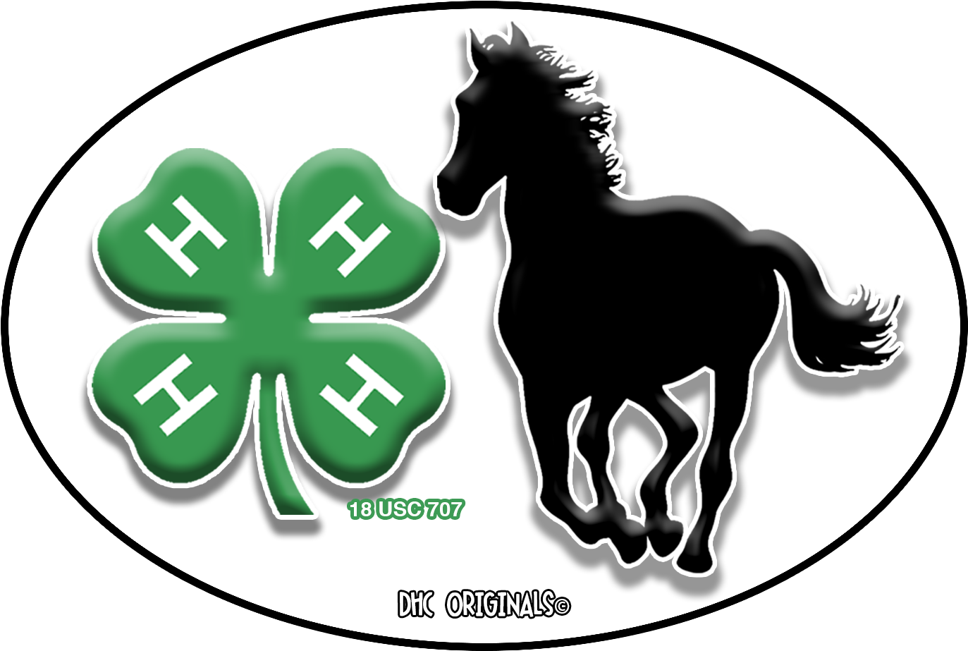Stock Show Gear Shop Png Steel Horse Stickers - Horse Decals Clipart (1500x1500), Png Download