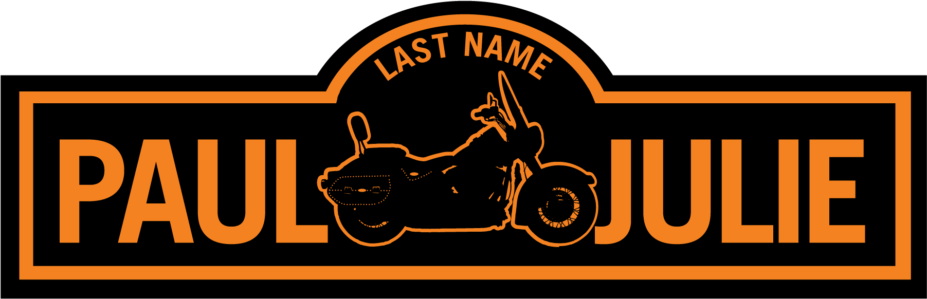 Long Names - Motorcycle Clipart (2012x650), Png Download
