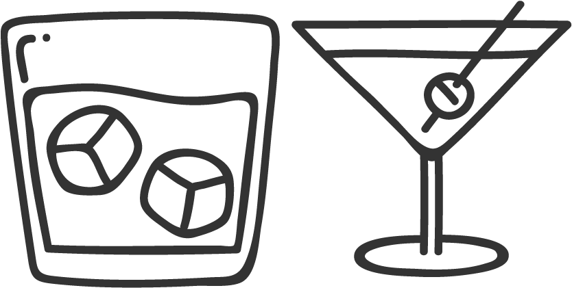 Cocktail Clipart (1000x600), Png Download