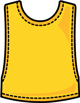 A Stack Of Bibs - Vest Clipart (800x600), Png Download