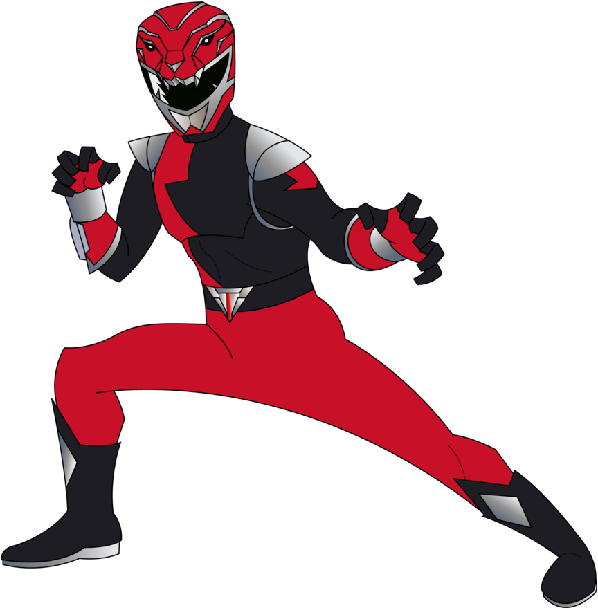 Hyperforce Red Ranger By Riderb0y-dby2wbc Clipart (1024x931), Png Download