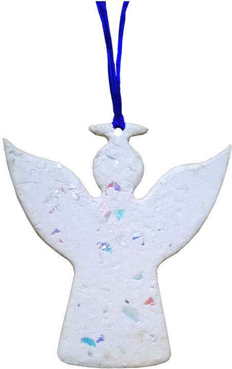 Angel Forget Me Not Blooming Ornaments Clipart (564x768), Png Download