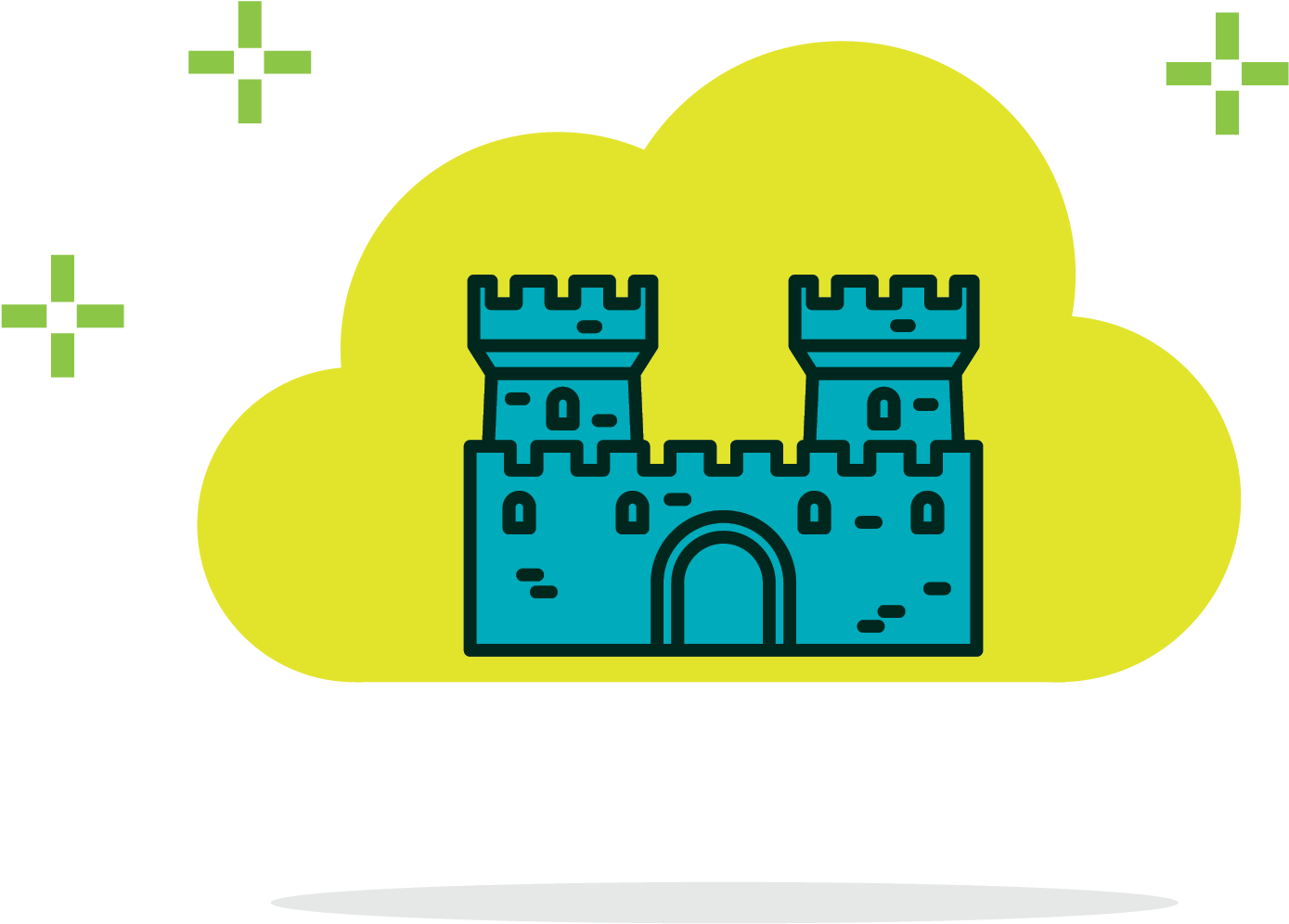 Zoo Digital Fortress - Icon Clipart (1740x1280), Png Download