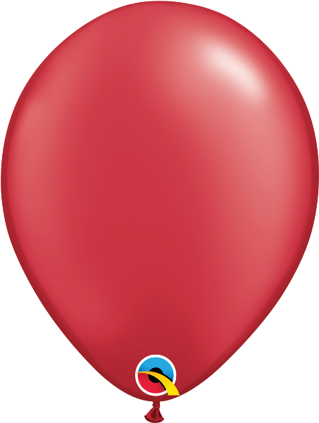 Pearl Ruby Red 11" Latex Balloons 100 Pk - 11 Inch Te Amo Swirling Hrts Ltx-rr Clipart (600x600), Png Download
