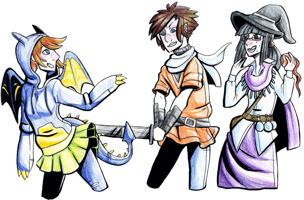 Slay The Dragon [day 29] By Celesol - Cartoon Clipart (1024x682), Png Download