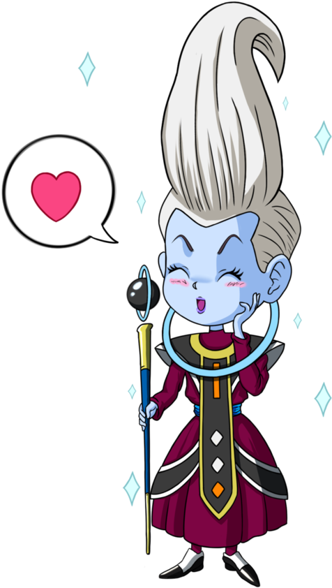 Lord Whis Dragon Ball - Dragon Ball Super Personajes Chibis Png Clipart (746x1072), Png Download